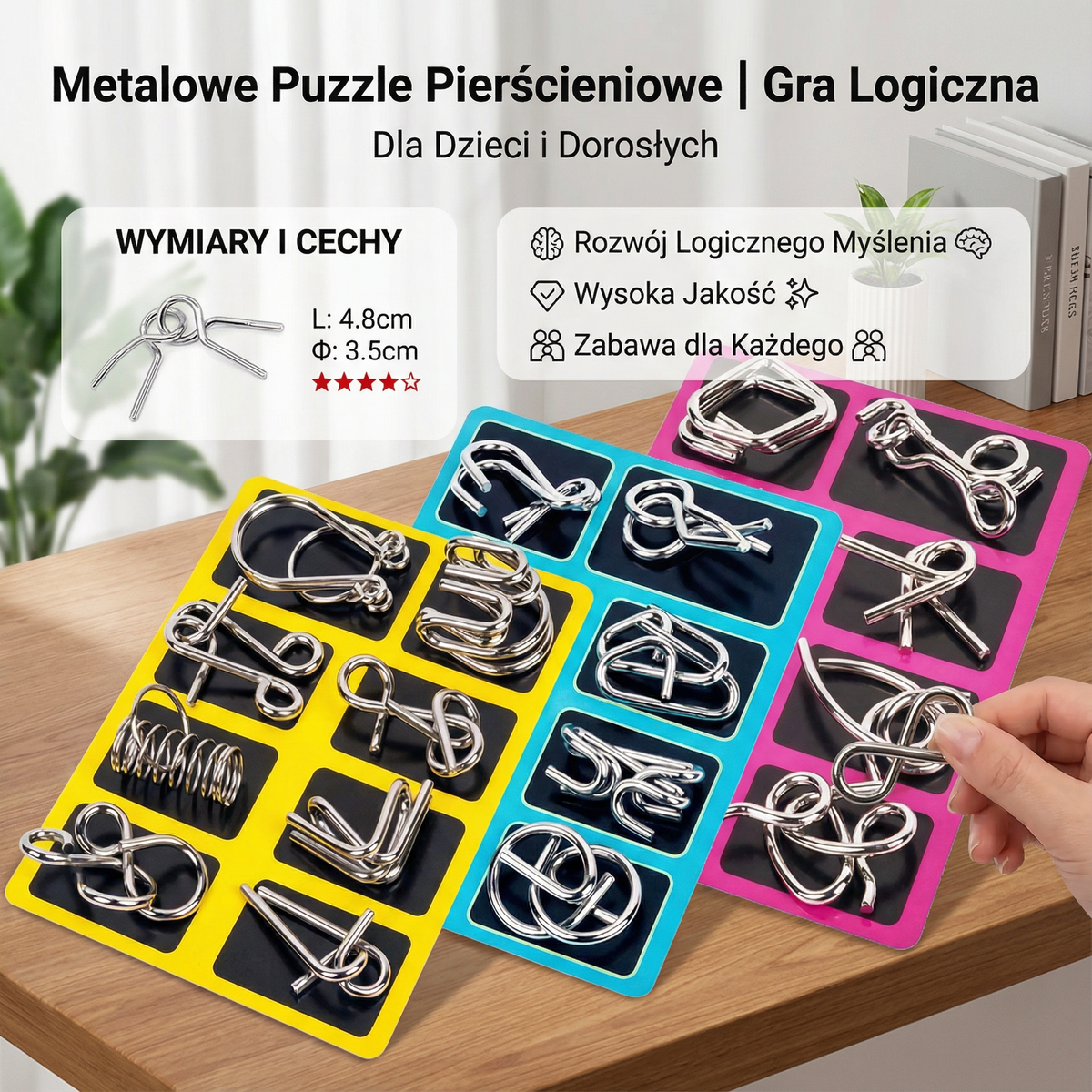 Logiczna gra dopasowywania kolorów z kulkami